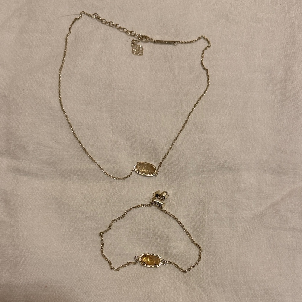 Kendra Scott Gold Jewelry Set